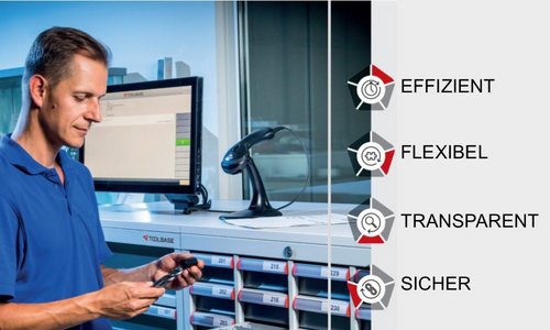 Effizient - Flexibel - Transparent - Sicher - Einfach - Toolbase Werkzeugausgabe 